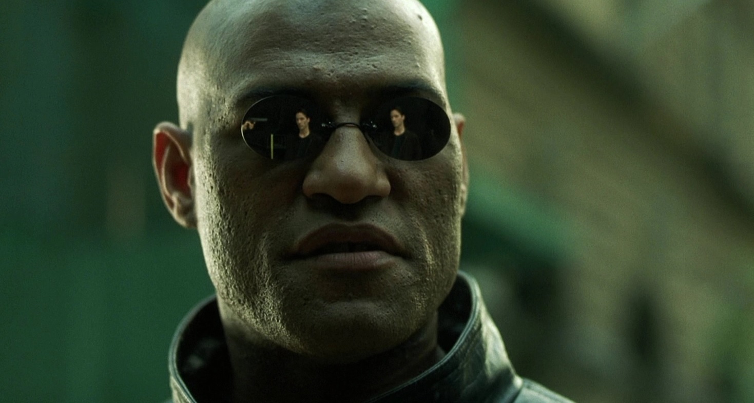 Laurence Fishburne / fot. kadr z filmu Matrix