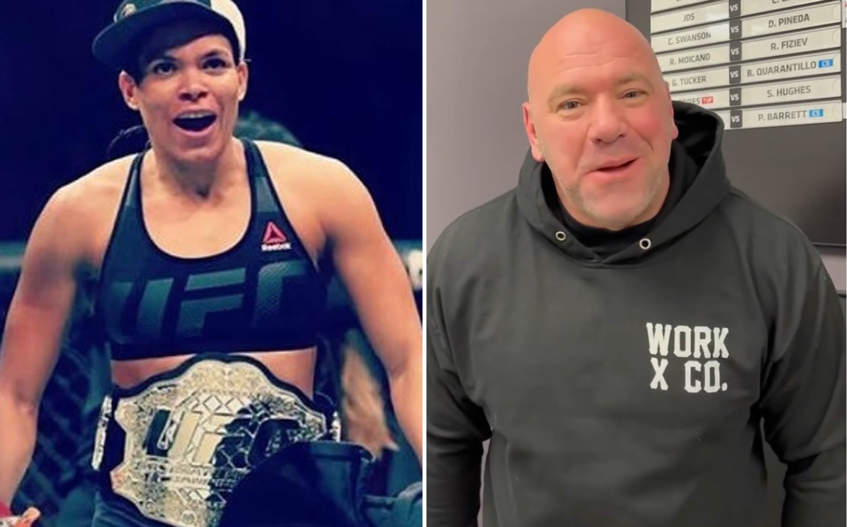 20201217_white Amanda Nunes i Dana White, fot. Instagram