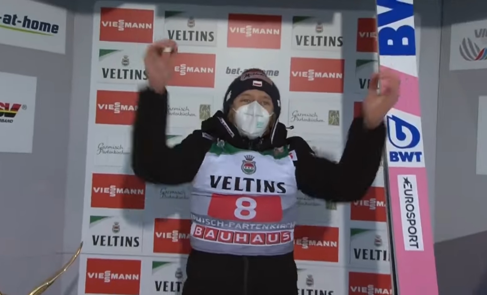 Dawid Kubacki, fot. Eurosport