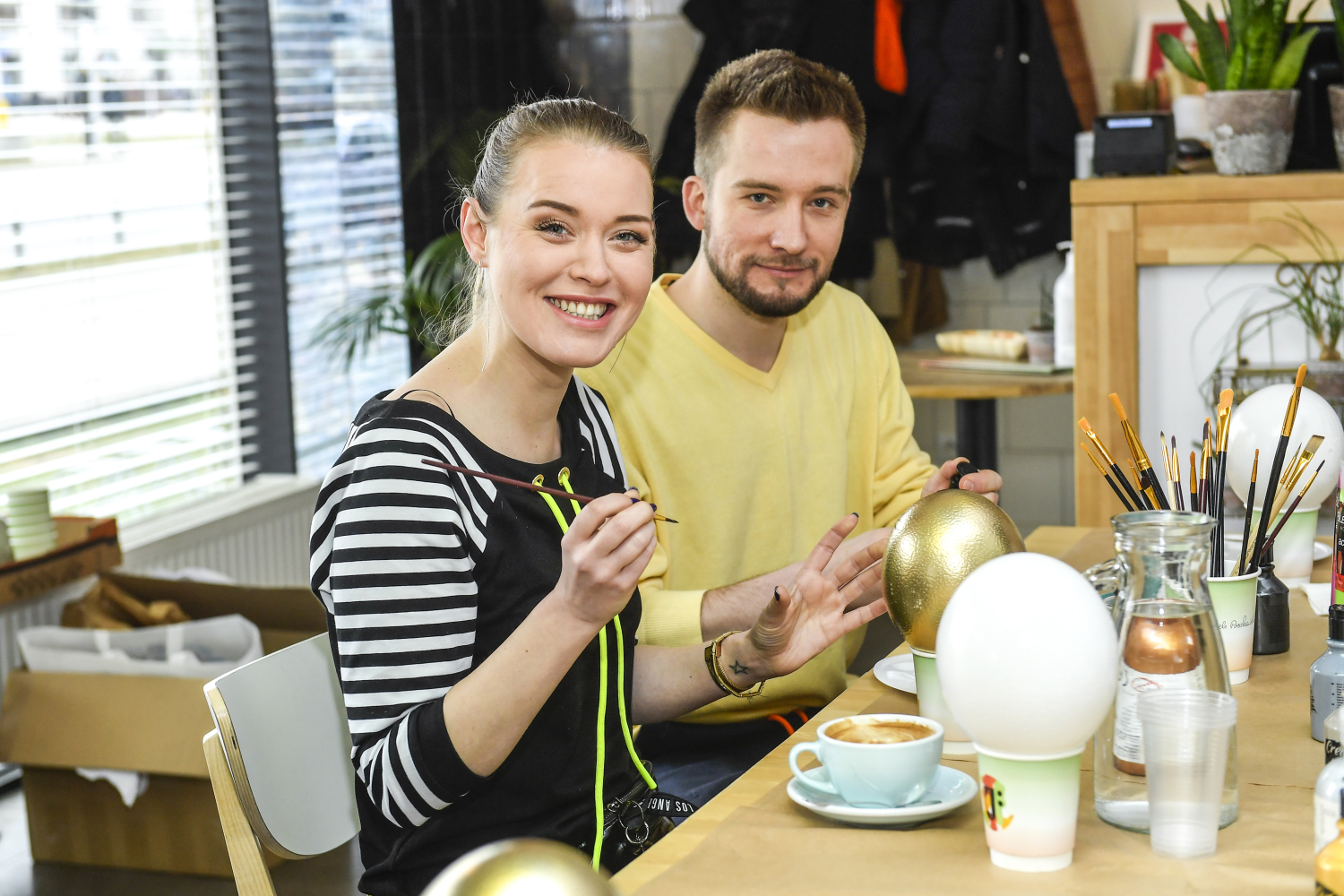 Charytatywne malowanie wielkanocnych jaj