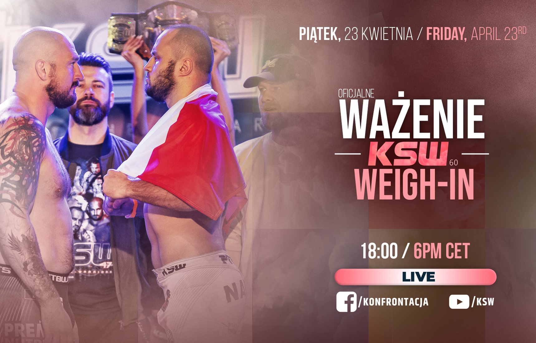 KSW 60 wyniki ważenia