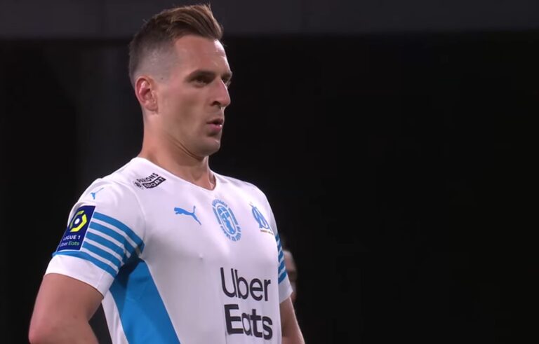 Arkadiusz Milik w 14 minucie