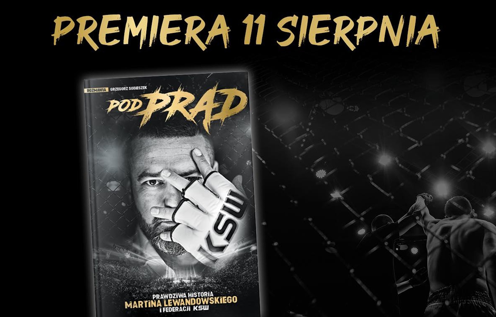 Książka o historii szefa KSW