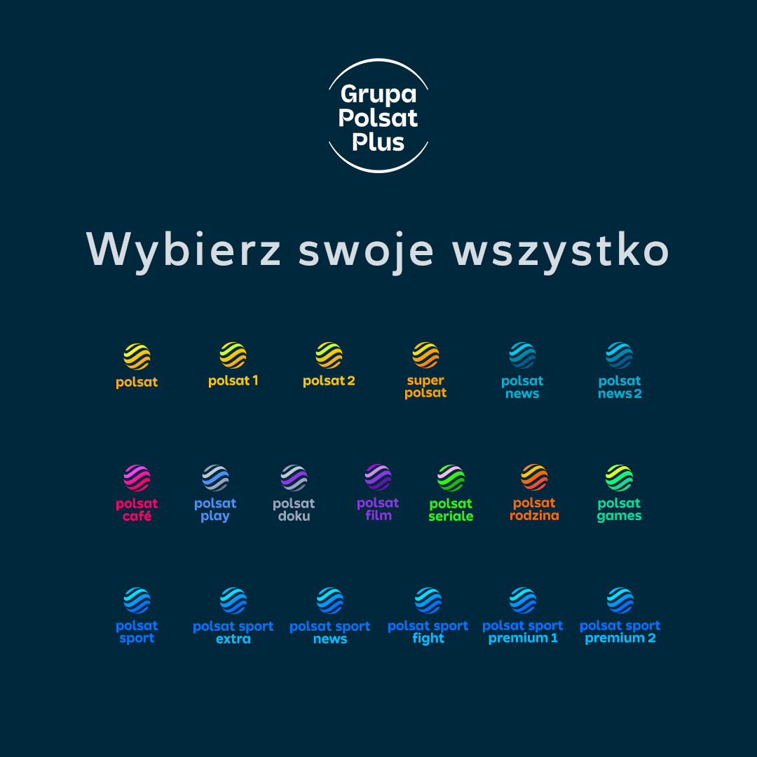 Nowe logotypy kanałów Polsat