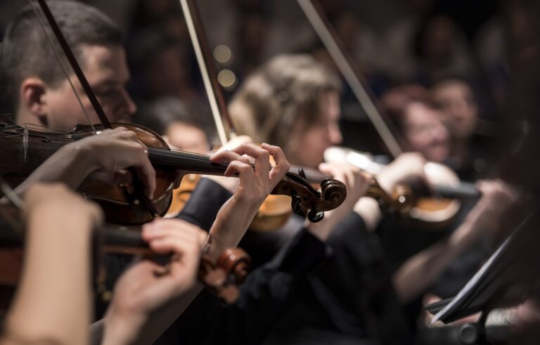 Orkiestra Wojskowa wśród róż