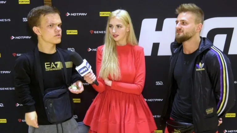 Carlito i Amadeusz Ferrari podczas wywiadu na High League