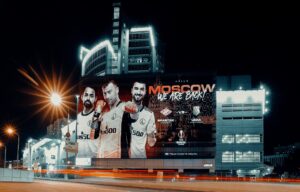 kampania billboardowa Legii Moskwy