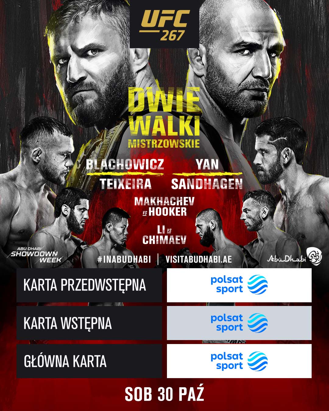 UFC 267 gdzie oglądać