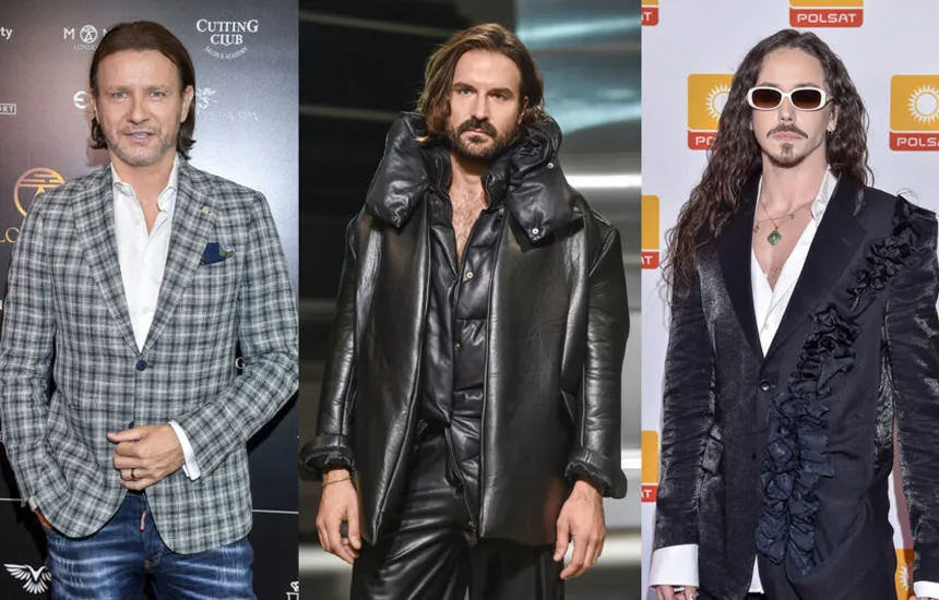 Faceci z długimi włosami