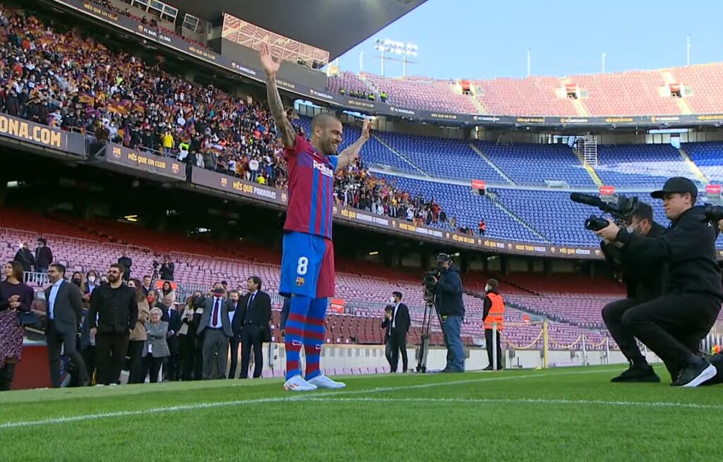 Dani Alves wrócił FC Barcelony