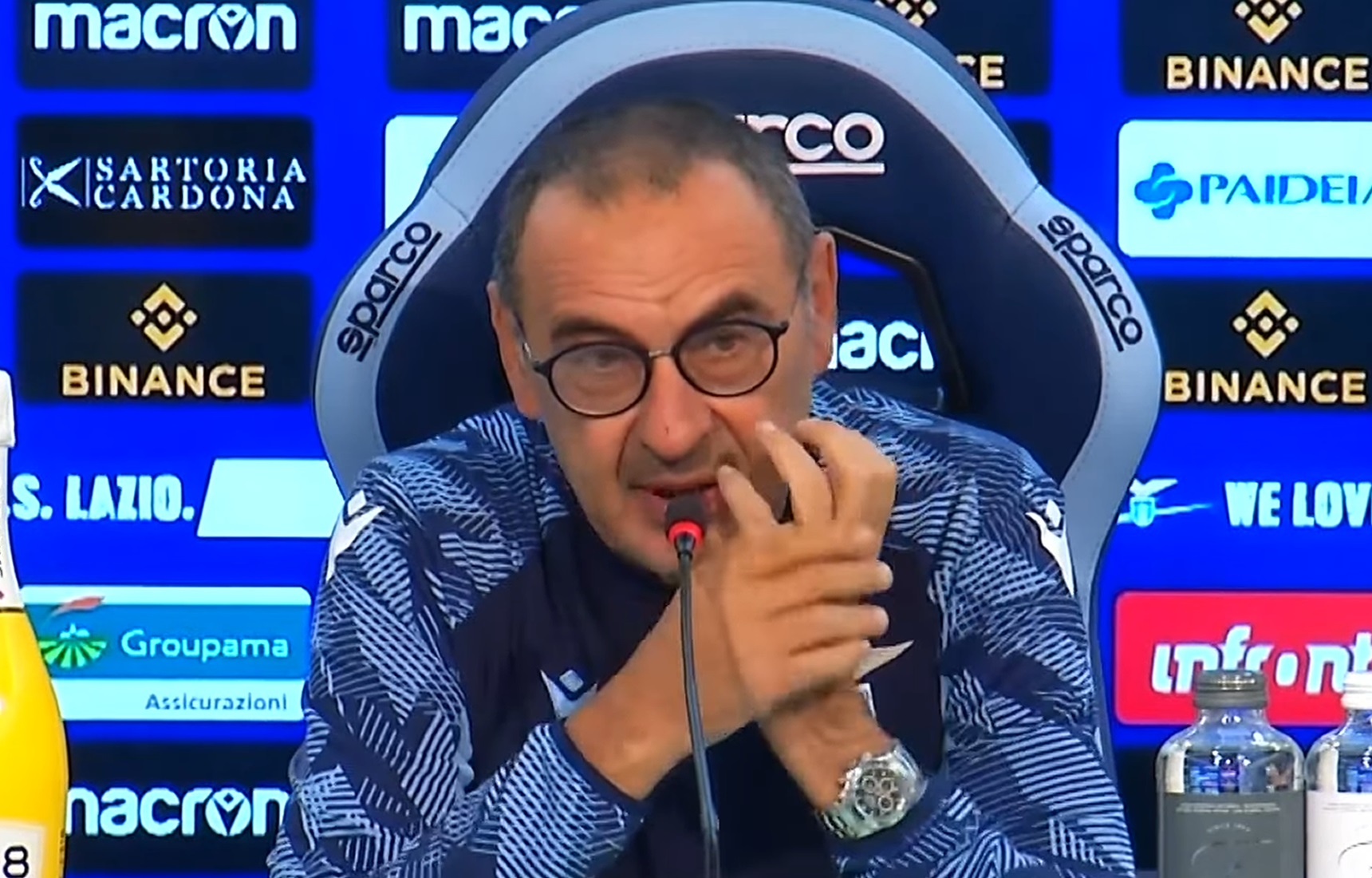 20211201_sarri Maurizio Sarri zostaje w Lazio