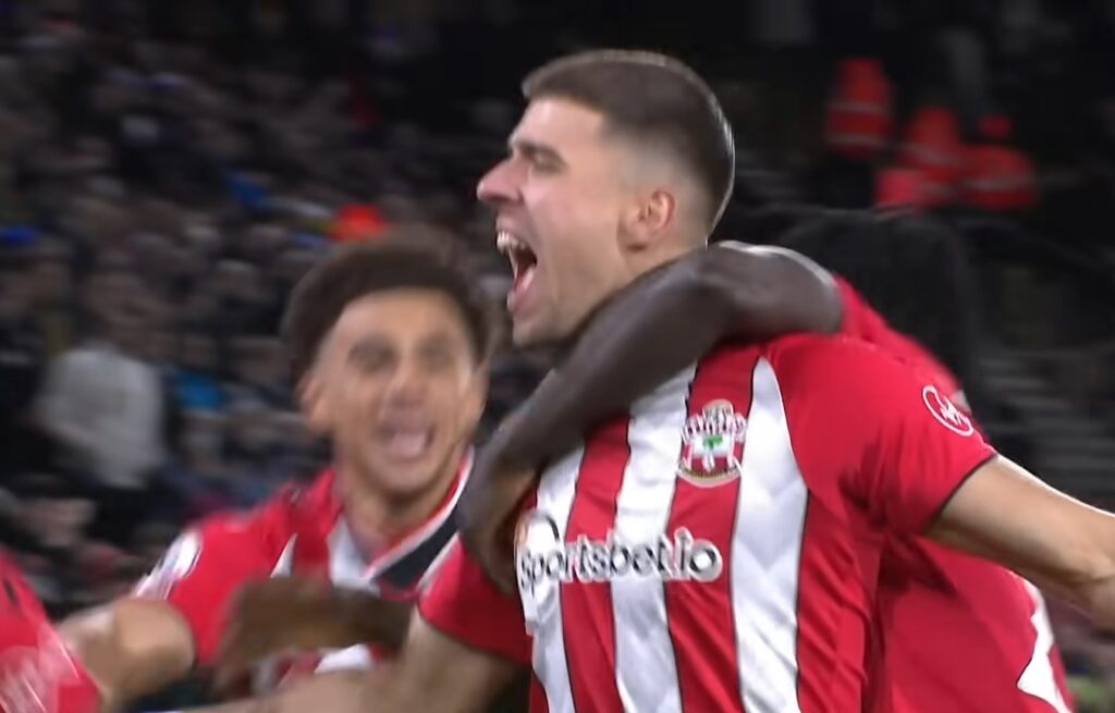 Gol Jana Bednarka Premier League