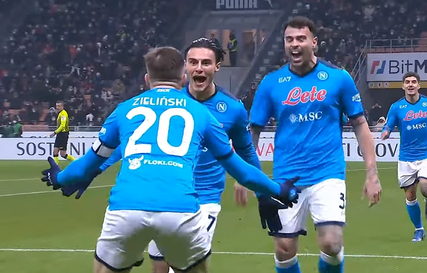Piotr Zieliński Milan asysta