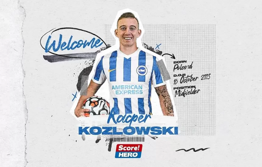 Kacper Kozłowski Brighton