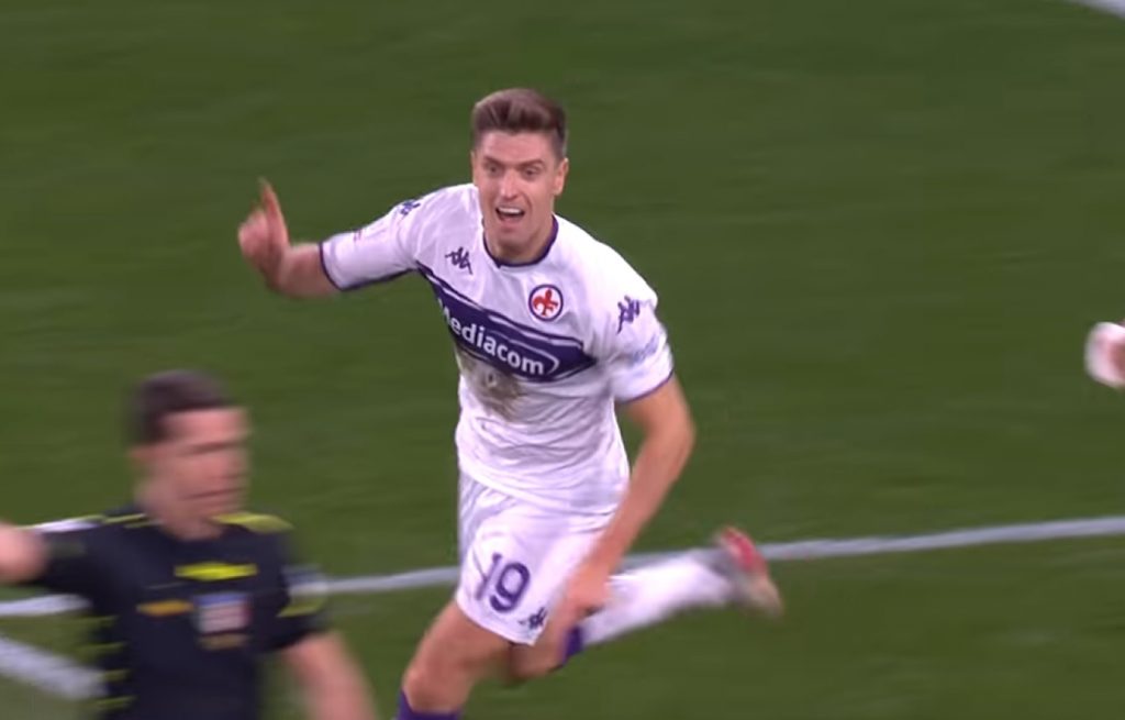 Krzysztof Piątek strzelił Fiorentiny