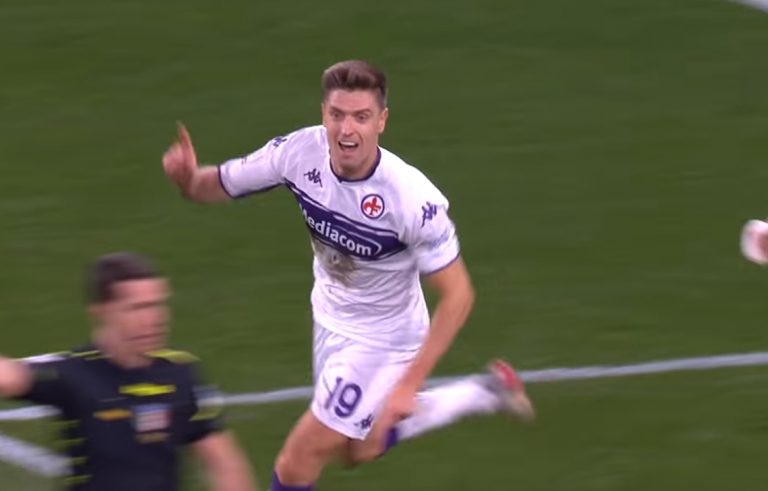 Krzysztof Piątek strzelił Fiorentiny