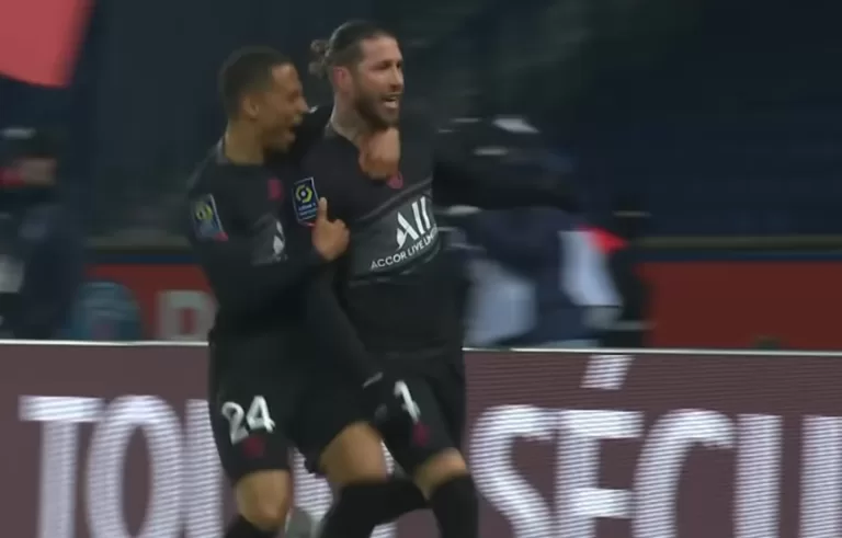 Sergio Ramos bramka PSG