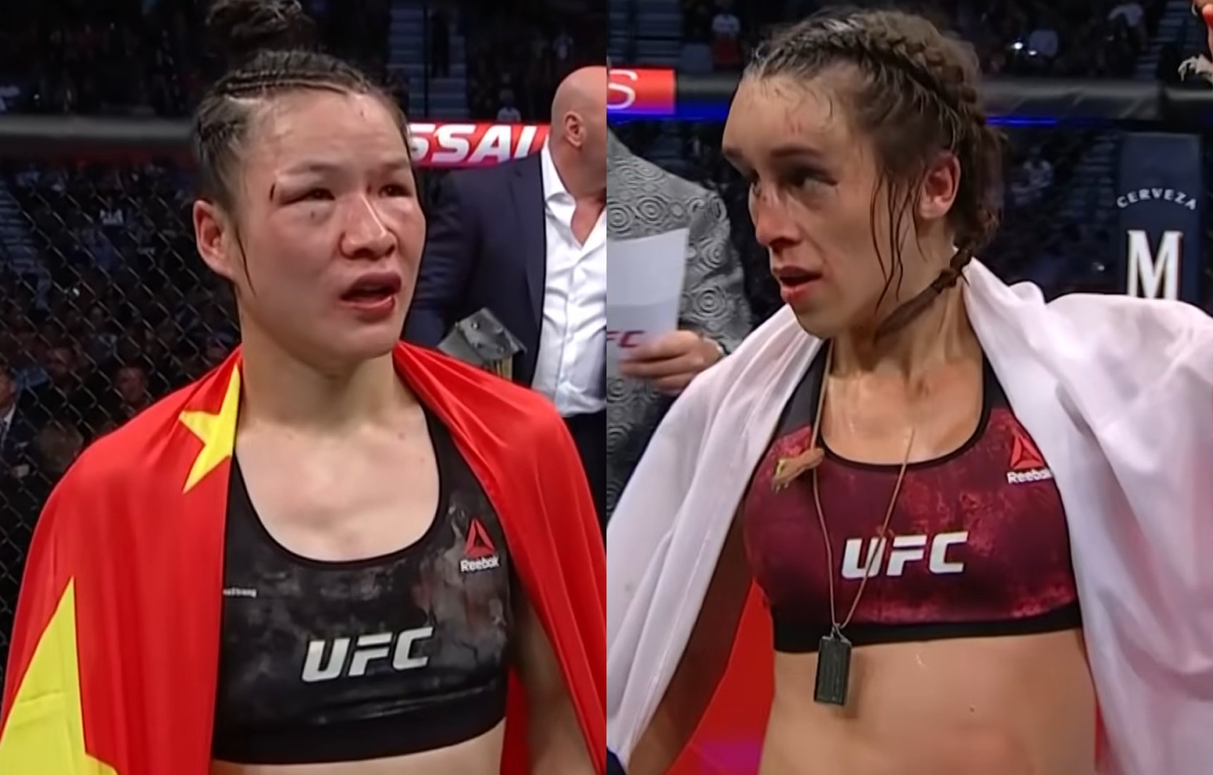 Jędrzejczyk Zhang druga walka