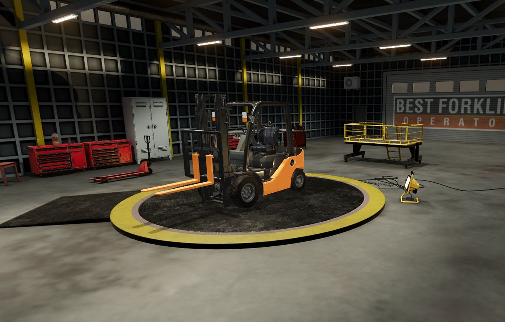 Best Forklift Operator na kierownicy