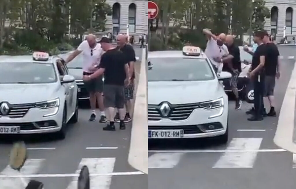 Tyson Fury niszczy taksówkę