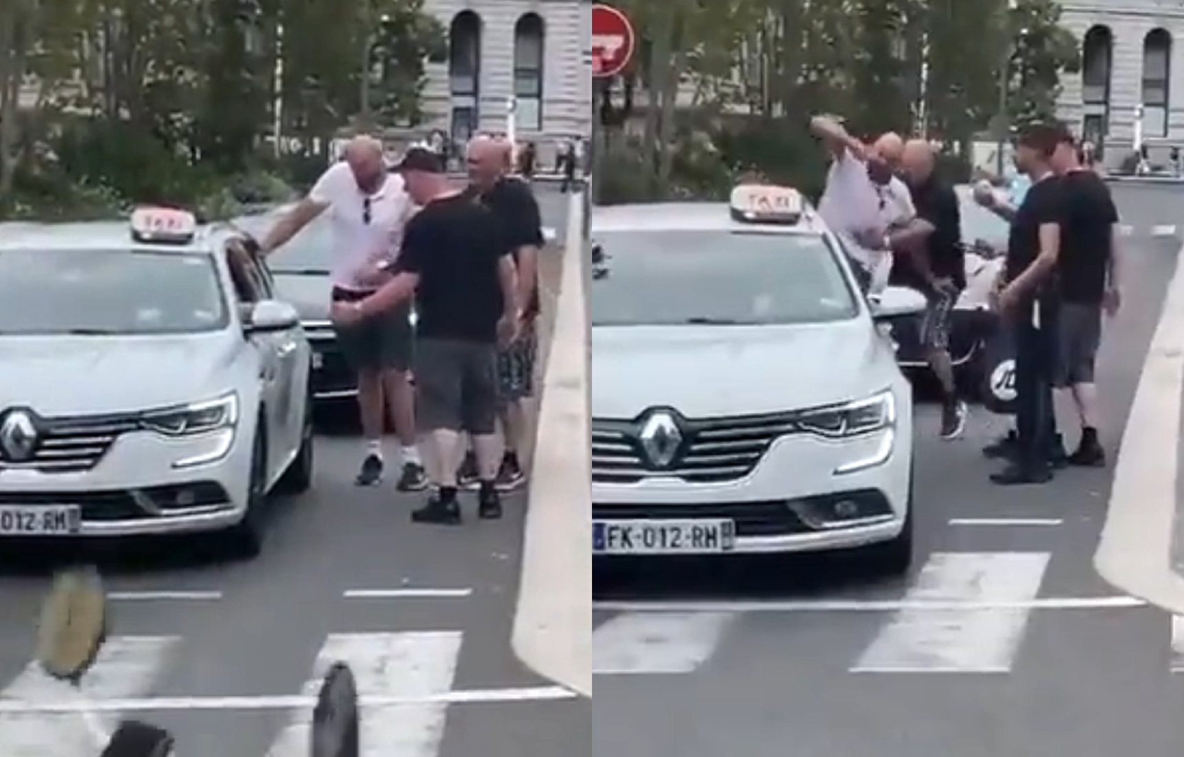 Tyson Fury niszczy taksówkę