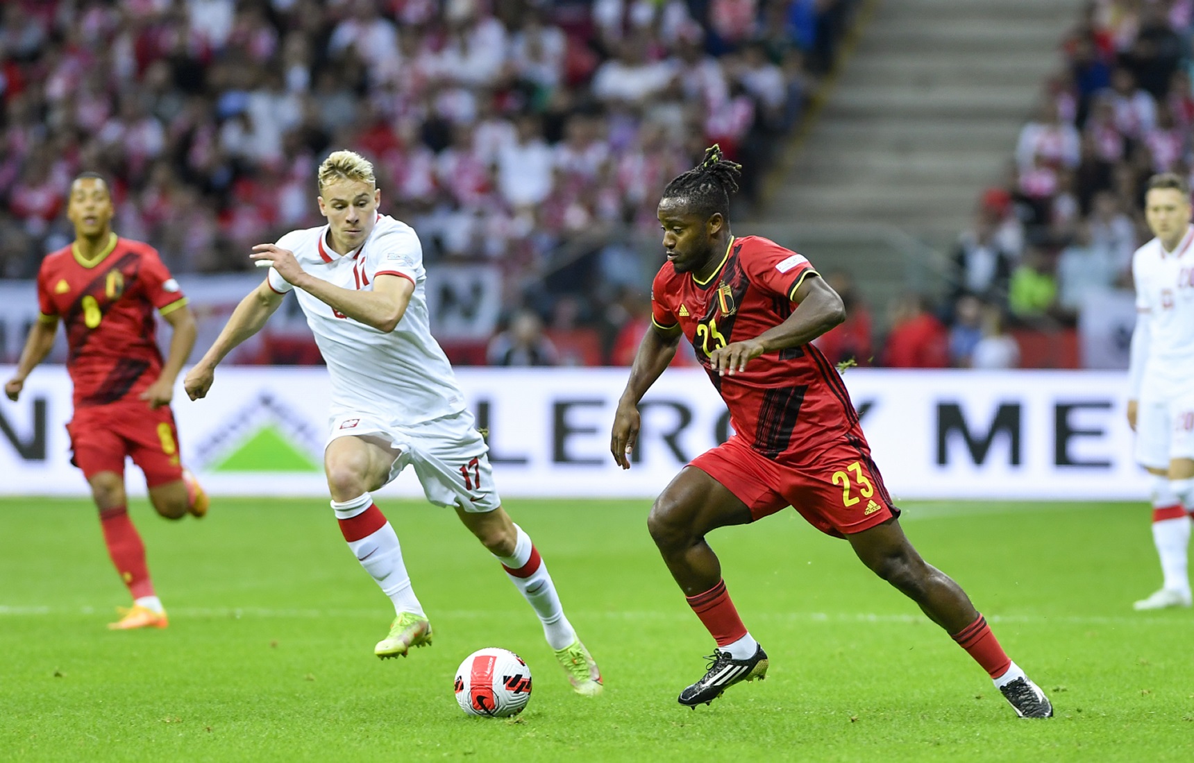 Polska przegrywa z Belgią