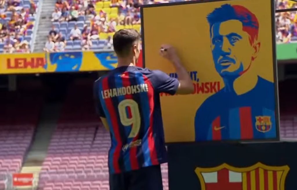 Lewandowski oficjalnie zaprezentowany