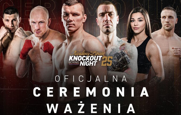 Knockout Boxing Night 25 ceremonia ważenia