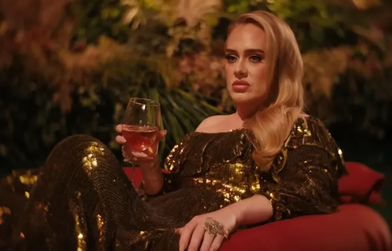 Adele Drink Wine