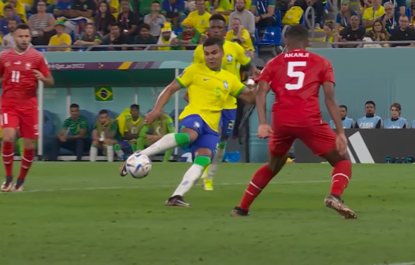 Gol Casemiro MŚ 2022