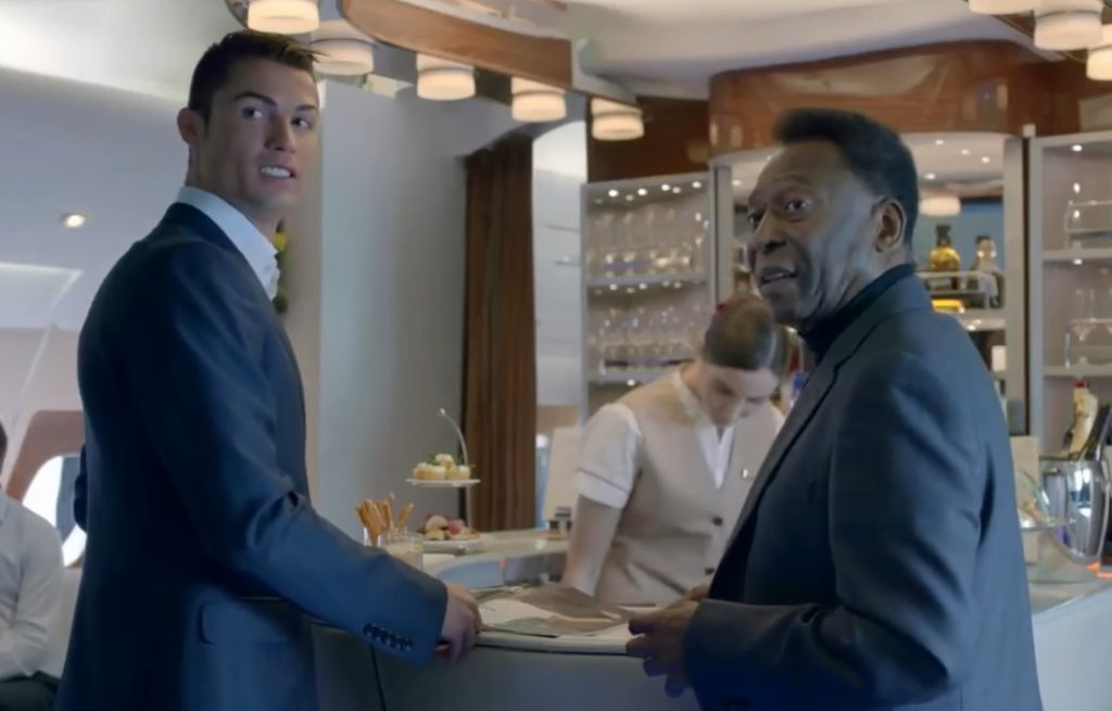 Cristiano Ronaldo pożegnał Pelego