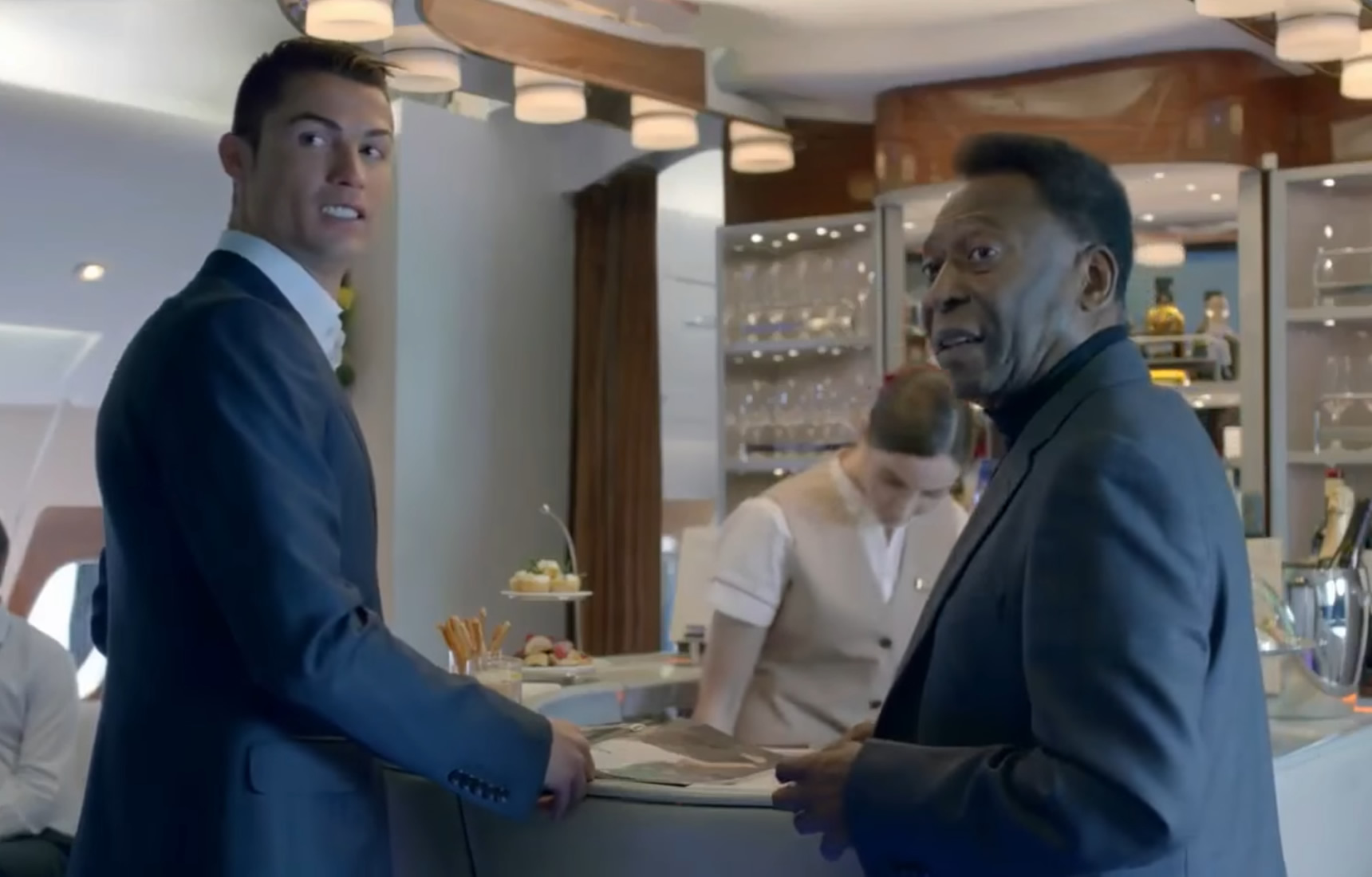 Cristiano Ronaldo pożegnał Pelego