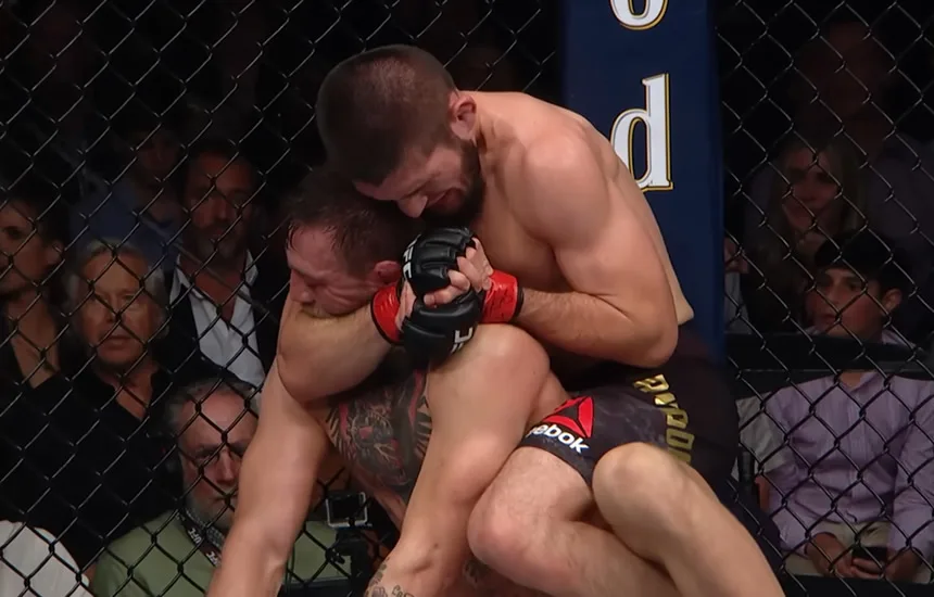 Khabib Nurmagomedov Conor McGregor cała walka