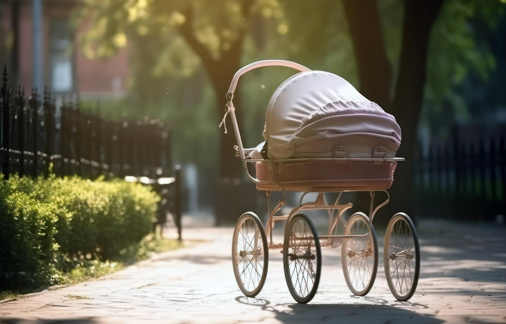 wózek dziecięcy retro