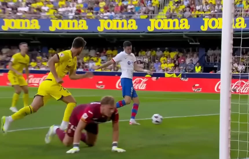 Robert Lewandowski z pierwszym golem