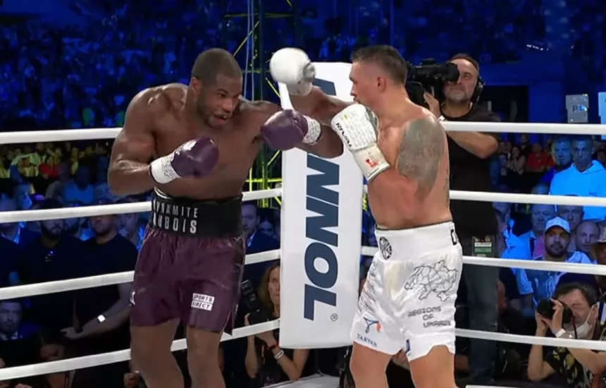 Usyk Dubois wideo