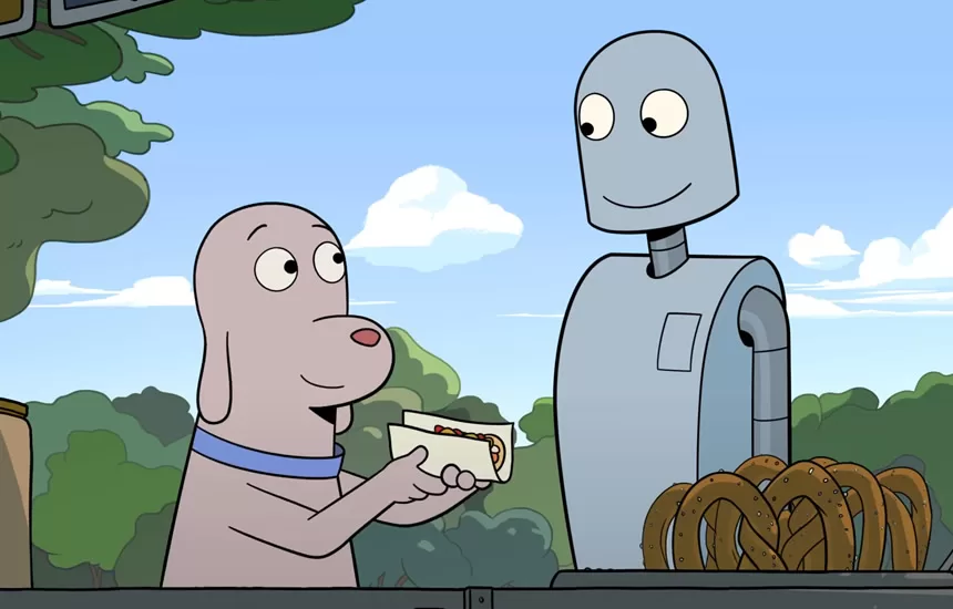 Pies i robot zwiastun