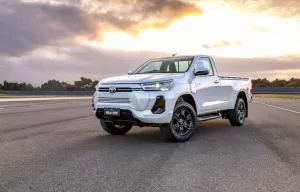 prototyp elektrycznej Toyoty Hilux