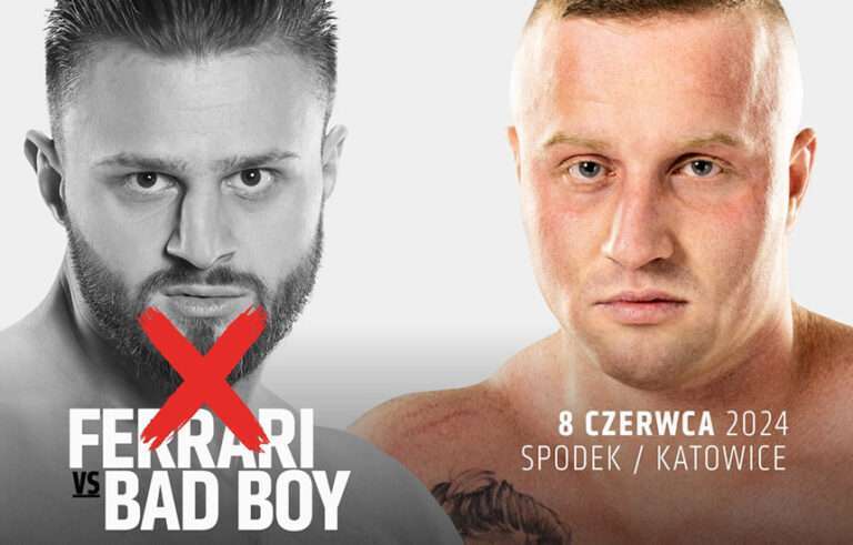 Amadeusz Ferrari zrezygnował z walki