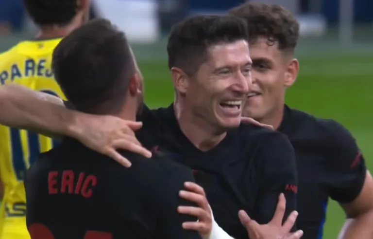 Villarreal FC Barcelona Robert Lewandowski