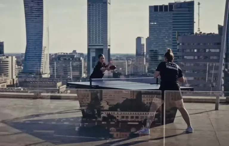 Mierz wysoko tenis stołowy