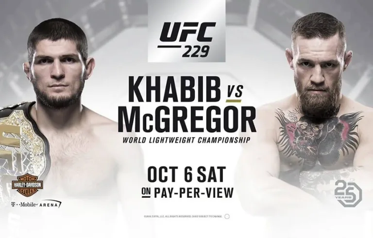 Khabib Nurmagomedov Conor McGregor UFC 229