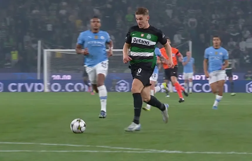 Sporting Manchester City 4 1