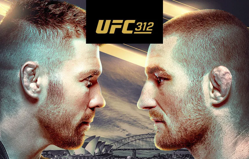 UFC 312 plakat