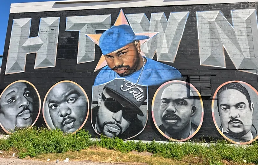 Houston murale hip hop