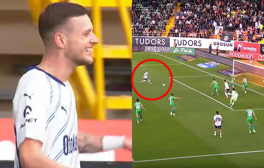 Sebastian Szymański gol Alanyaspor Fenerbahçe