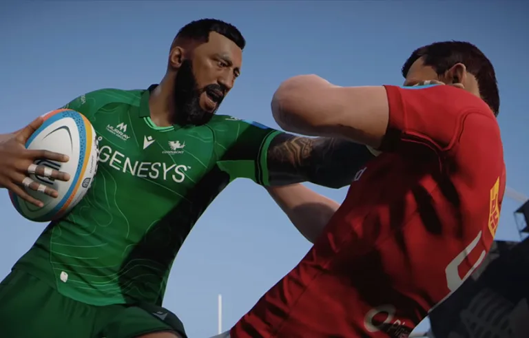 Zrzut ekranu z gry Rugby 25 – realistyczna rozgrywka na legendarnym stadionie. Premiera Rugby 25 już dostępna na PS5, PS4, Xbox i PC!