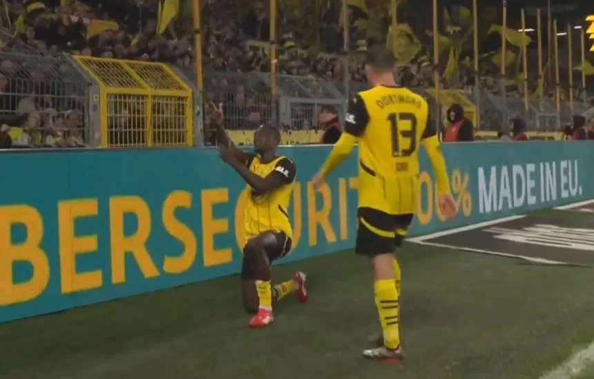 Serhou Guirassy strzelił 4 gole w meczu Borussia Dortmund - Union Berlin wygranym przez gospodarzy 6:0