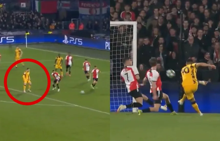 Piotr Zieliński strzelił gola w meczu Feyenoord - Inter