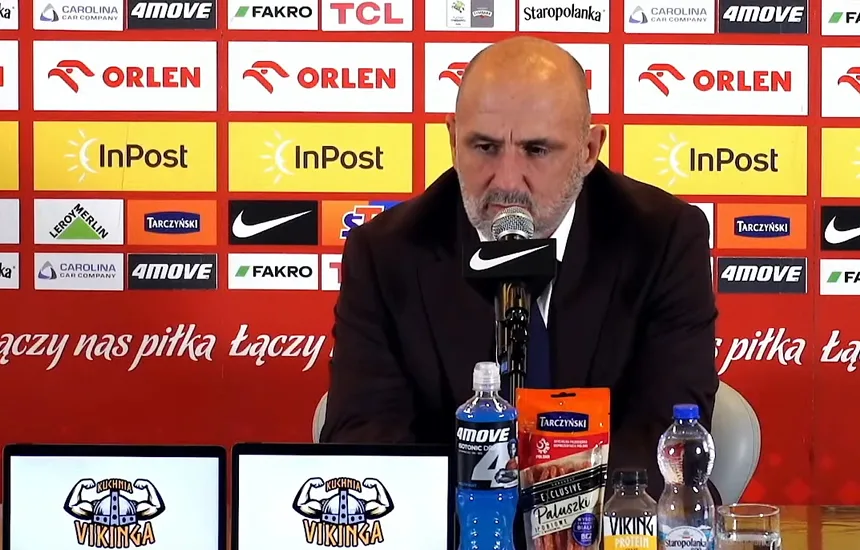 Michał Probierz po meczu Polska - Litwa